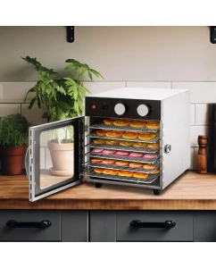 Купить Сушилка для овощей и фруктов Kitfort КТ-1986 серебристый; черный  в E-mobi