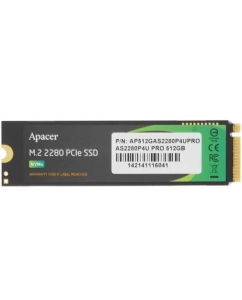 Купить SSD накопитель Apacer AS2280P4U PRO M.2 2280 512 ГБ (AP512GAS2280P4UPRO-1)  в E-mobi