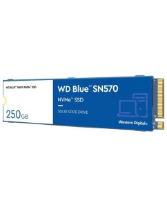 Купить SSD накопитель WD Blue SN570 M.2 2280 250 ГБ (WDS250G3B0C)  в E-mobi