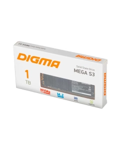 Купить SSD накопитель DIGMA Mega S3 M.2 2280 1 ТБ (DGSM3001TS33T)  в E-mobi
