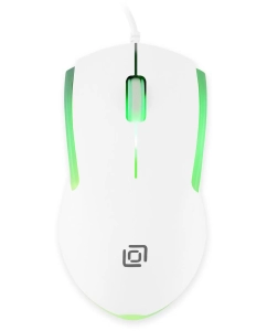 Купить Проводная мышь OKLICK 245M белый  в E-mobi