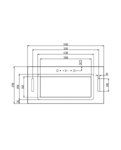 Купить Вытяжка встраиваемая Schtoff Polar 60 черный  в E-mobi
