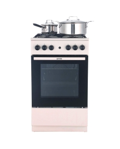 Купить Газовая плита De Luxe 5040.40Г (КР) ЧР-016 белый  в E-mobi