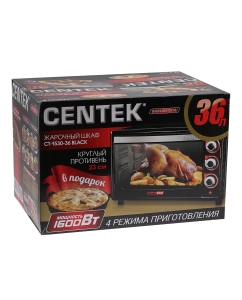 Купить Мини-печь Centek CT-1530 36 Black  в E-mobi