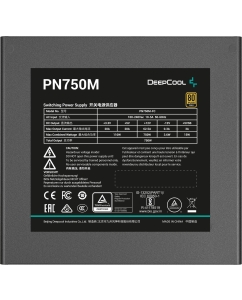 Купить Блок питания DEEPCOOL PN750M V2 Gen.5 750W (R-PN750M-FC0B-WGEU)  в E-mobi