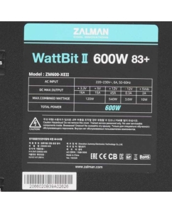 Купить Блок питания Zalman ZM600-XE II 600W  в E-mobi