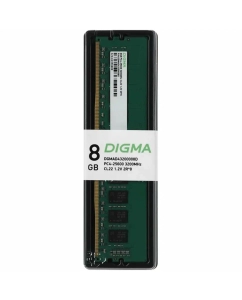 Купить Оперативная память DIGMA (DGMAD43200008D), DDR4 1x8Gb, 3200MHz в E-mobi