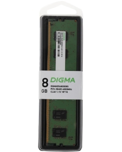 Купить Оперативная память DIGMA (DGMAD5480008S), DDR5 1x8Gb, 4800MHz  в E-mobi