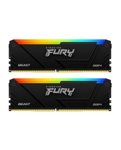 Купить Оперативная память Kingston Fury Beast RGB (KF426C16BB2AK2/16) DDR4 2x8Gb 2666MHz  в E-mobi