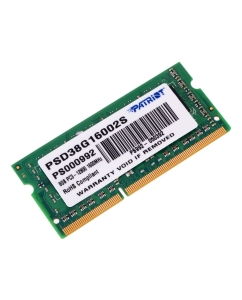 Купить Оперативная память Patriot 8Gb DDR-III 1600MHz SO-DIMM (PSD38G16002S)  в E-mobi