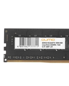 Купить Оперативная память QUMO 8Gb DDR4 2666MHz (QUM4U-8G2666P19)  в E-mobi