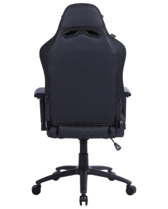 Купить Кресло игровое Cactus CS-CHR-130 сиденье черное эко.кожа крестовина металл пластик  в E-mobi