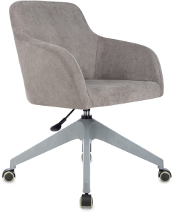 Купить Кресло Бюрократ CH-380GL коричневый, пластик серый в E-mobi