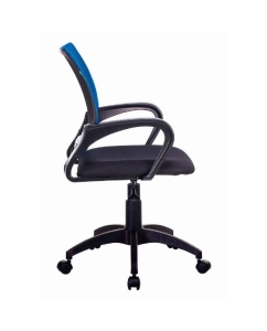 Купить Кресло Tron CH-695NLT, на колесиках, сетка/ткань, синий/черный  в E-mobi