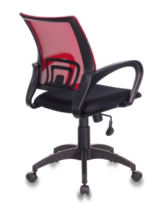 Купить Компьютерное кресло Бюрократ CH-695N/R/TW-11, черный/красный  в E-mobi