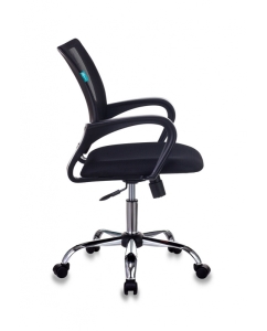 Купить Компьютерное кресло Бюрократ CH-695N/SL/BLACK, черный/серебристый  в E-mobi