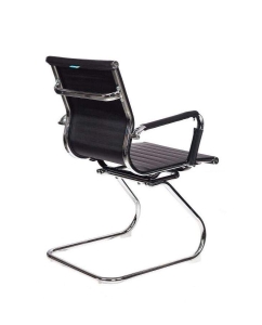 Купить Кресло офисное Бюрократ CH-883-LOW-V черное, искусственная кожа, низкая спинка  в E-mobi