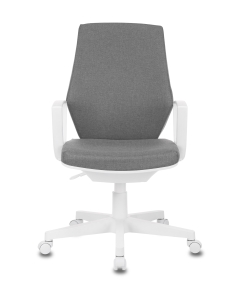 Купить Кресло БЮРОКРАТ CH-W545, на колесиках, ткань, серый [ch-w545/grafit]  в E-mobi