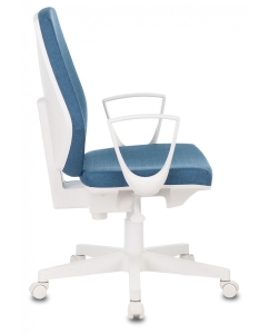 Купить Кресло БЮРОКРАТ CH-W545, на колесиках, ткань, синий [ch-w545/denim]  в E-mobi
