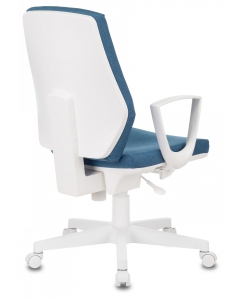 Купить Кресло БЮРОКРАТ CH-W545, на колесиках, ткань, синий [ch-w545/denim]  в E-mobi