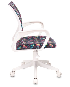 Купить Кресло детское Бюрократ BUROKIDS 1 W мультиколор геометрия  в E-mobi