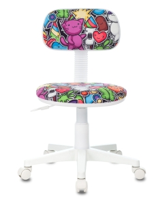 Купить Кресло детское Бюрократ CH-W201NX, обивка: ткань, цвет: мультиколор  в E-mobi