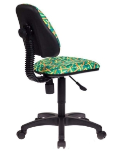 Купить Кресло детское компьютерное Бюрократ KD-4/PENCIL-GN Зеленый карандаши  в E-mobi