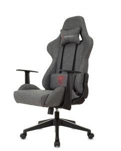 Купить Кресло игровое Бюрократ Zombie Neo 3C1 с подголовником, серый  в E-mobi