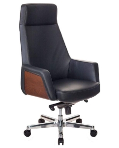 Купить Кресло руководителя Бюрократ _ANTONIO/BLACK 1047875, черный  в E-mobi