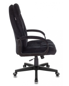 Купить Кресло руководителя Бюрократ CH-868N, обивка: ткань, цвет: черный  в E-mobi