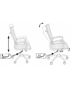 Купить Бюрократ Кресло руководителя Бюрократ CH-883 слоновая кость эко.кожа крестовина металл хро  в E-mobi