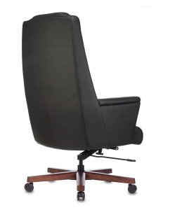 Купить Кресло руководителя БЮРОКРАТ _DUKE, на колесиках, кожа, черный [_duke/black]  в E-mobi