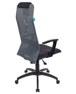 Купить Кресло руководителя Бюрократ KB-8/DG/TW-12 496676, серый  в E-mobi