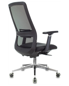 Купить Кресло руководителя Бюрократ MC-915/B/418B черный, сетка/ткань, крестовина алюминий  в E-mobi