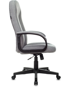 Купить Кресло руководителя Бюрократ T-898/404-GREY серый, ткань, крестовина пластик  в E-mobi