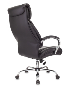 Купить Кресло руководителя Бюрократ T-9904NSL, обивка: кожа, цвет: черный  в E-mobi