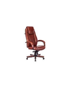 Купить Кресло руководителя БЮРОКРАТ T-9923WALNUT, светло-коричневый [t-9923walnut/chok] в E-mobi