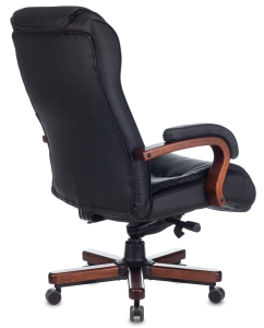 Купить Кресло руководителя Бюрократ T-9926WALNUT черный  в E-mobi