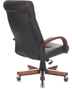 Купить Кресло офисное Бюрократ T-9928WALNUT/ECO black  в E-mobi