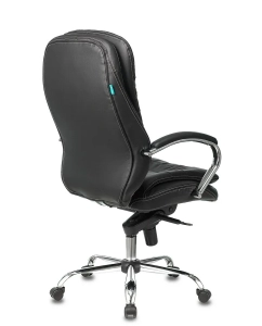 Купить Кресло руководителя БЮРОКРАТ T-9950, на колесиках, кожа, черный [t-9950/black]  в E-mobi