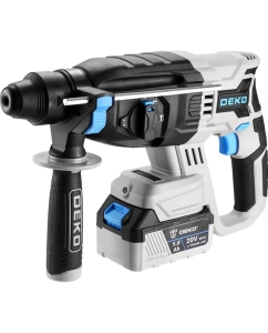 Купить Бесщеточный аккумуляторный перфоратор DEKO DKCH20FU-Li в кейсе + оснастка 5 шт., 20 В, 2x5.0Ач 063-4419  в E-mobi