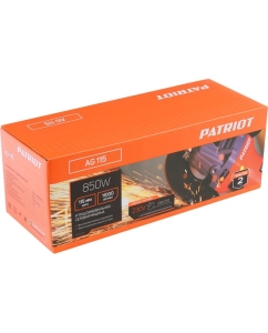 Купить Углошлифовальная машина (УШМ) PATRIOT AG 115 тонкий корпус, пылезащищенная, диск 115 мм 110301115  в E-mobi