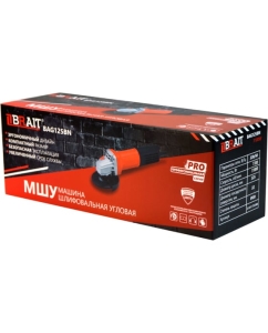 Купить Угловая шлифовальная машина BRAIT BAG125BN PRO 21.01.175.088  в E-mobi