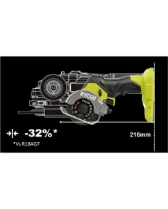 Купить Бесщеточная отрезная машина Ryobi ONE+ HP RCT18C-0 5133004953  в E-mobi