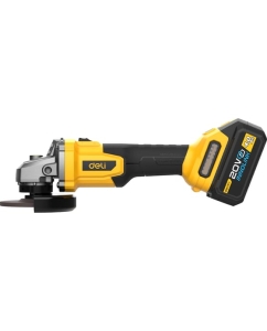 Купить Угловая шлифмашина аккумуляторная DELI 115мм DC601 (2 акб, 20В х 4Ач, ЗУ, 3 скорости, сумка) 162773  в E-mobi