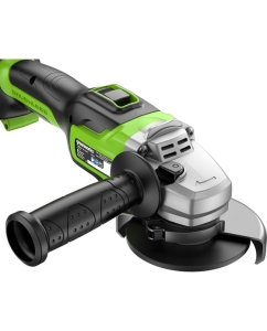 Купить Аккумуляторная угловая шлифовальная машина Greenworks 24V, бесщеточная, c 1хАКБ 4 Ач и ЗУ в сумке 3200207UB  в E-mobi