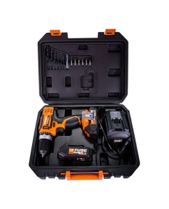 Купить Аккумуляторная дрель-шуруповерт Villager ударная VLN 3220-2BSC 056357  в E-mobi