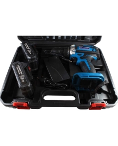 Купить Аккумуляторная дрель-шуруповерт cd20g set (20 в, 2 li-ion аккум. 1500 mah, кейс, гибкий удл., сверла, биты) AktiTool 101209  в E-mobi