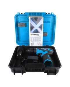 Купить Аккумуляторная дрель-шуруповерт AktiTool cd12g в кейсе, 12 В, 1 li-ion аккум. 1500 mah 101201  в E-mobi