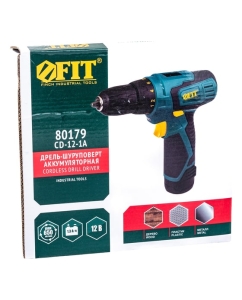 Купить Аккумуляторная дрель-шуруповерт FIT 80179  в E-mobi
